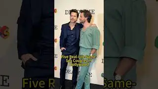Five Real-Life Same-Sex Couples in Hollywood#celebrity #shorts #foryou #fyp #usa