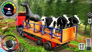 Animals Forest Farm Animals transport truck driving simulator 3d Android gameplay 💯 @King-Games
