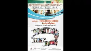 Webinar 2: Online/Blended Learning Design and Delivery