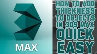 How to Add Thickness To An Object In 3DS Max (Shell Modifier)