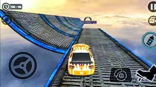 İmpossible Stunt Car Tracks 3D - İmkansız Araba Dubl&ouml;r Oyunları- Android Gameplay HD