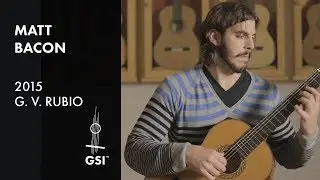 Mallorca - Matt Bacon plays G. V. Rubio 'Estudio 640'