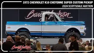 SOLD! 1972 Chevrolet K10 Cheyenne Super Custom Pickup - BARRETT-JACKSON 2024 SCOTTSDALE AUCTION
