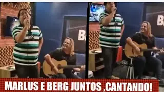 SÉRIE MARLUS VIANA:MARLUS VIANA E BERG EM UM ESTÚDIO DEPOIS DE 10 ANOS.