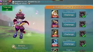 Lords Mobile Limited Challenge:Trick Vs Trick | Stage 1| Petite Devil #LordsMobile