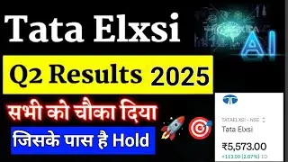 Tata Elxsi Q2 Results 2026 | Tata Elxsi Results Today | Tata Elxsi Share Latest News 