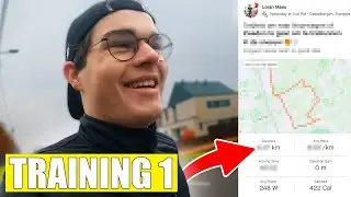 MIJN EERSTE TRAINING VAN HET MARATHONSCHEMA  🏃&zwj;♂️🥰 - Loran Vlog #319