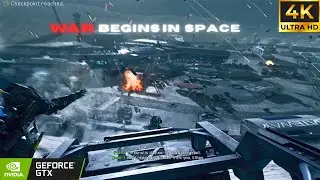 COD Infinite Warfare: First Mission with Sgt. Omar & Ethan | Space Boarding Action (No Commentary)