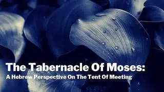 The Tabernacle Of Moses: A Hebrew Perspective On The Tent Of Meeting