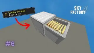 This cabinet can hold infinite amount of storage?! [SkyFactory 4 #6]