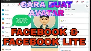 cara membuat avatar FB Lite yang Viral || solusi avatar tidak bisa buka
