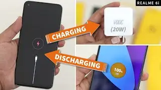 RealMe 6i | 0% ➔ 100% ➔ 0% | Battery Charging and Battery Drain Test 🔥🔥