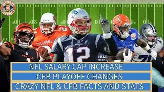 The Salary Cap Boom, CFP Changes 2025 & The Craziest NFL/NCAA Football Stats!