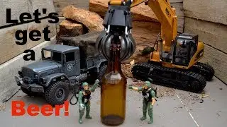 WPL B-1 & HUINA 1571 getting a BEER!!