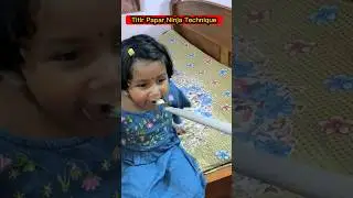 Titir Papar Ninja Technique 🎈🤣(Part-5) #shorts #shortvideo #funnyvideo #comedy #trishikarimpa