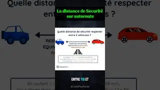 Safety distance on the AutoRoute🚦🔥 #highwaycode #drivinglicense