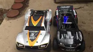 Hpi Baja 5T vs Losi 5ive-T Size Comparison