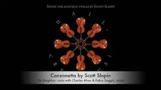 Canzonetta for Three Violas by Scott Slapin