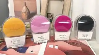 Foreo Luna mini 2-силиконовая щетка для лица.