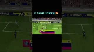 PHENOMENAL FINISHING 😍(OLIVER GIROUD POTW) DID YOU PACK HIM⁉️ #football #efootball #efootball22