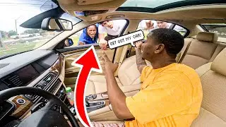KICKING THE GANG OUTTA MY CAR *Revenge for the past* 😂😂