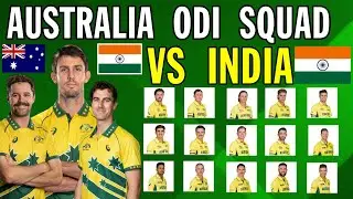 Australia Squad for India Odi Series 2025 | Australia Odi Squad  against India | Aus Odi Squad 