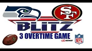 NFL Blitz 2000 Craziest 3OT game you'll ever see!!!