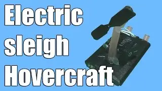 How to make a mini Electric sleigh Hovercraft