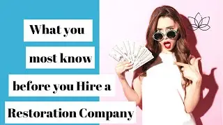 What you most know before you Hire a Water Damage Restoration Company