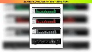 Slide 2025 New 2U Digital Spectrum Analyzer LED Display Balanced Music Audio Remote Control Voice C