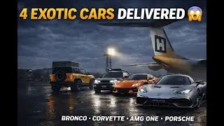 4 Exotic Cars Delivery | Bronco, Corvette, AMG One & Porsche 😱 | #forzahorizon5 