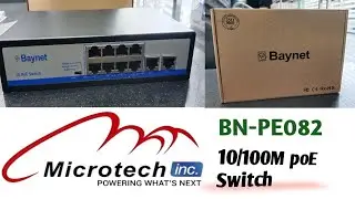 @microtech-inc Baynet switch BN-pE082 10/100M poE 