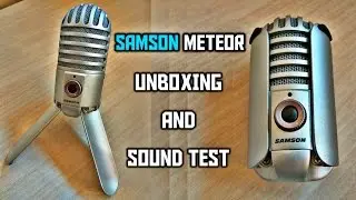 SAMSON METEOR MIC (2017) - UNBOXING and SOUND TEST in HINDI [ BEST BUDGET USB MIC FOR YOUTUBE ? ]