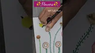Simple Flower crafts for Kids #playschoolfunactivities #craftsforkids