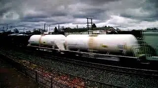 Csx Mac engine leading on a freight train in north East Pennsylvania