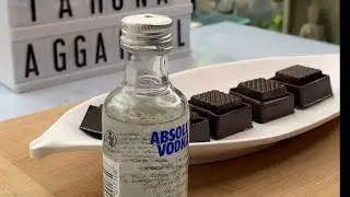 Have you ever tried Vodka/Liquor filled in a chocolate? | Chocolate recipes  | Liquid centre #shorts