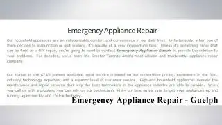 Top Guelph Appliance Repair | Emergency Appliance Repair