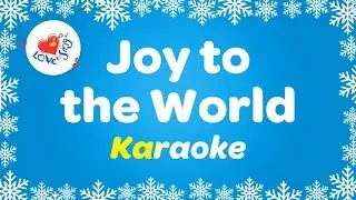 Joy to the World Karaoke Christmas Instrumental Music Only with  Lyrics