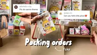 | Paper DIY | Packing orders (fake) | ASMR | Without music