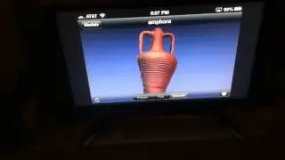 Display 3d Model of Roman Amphora w/AirPlay