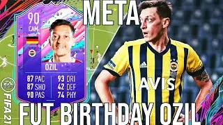 90 MESUT OZIL FUT BIRTHDAY REVIEW - IS HE META AND IS HE WORTH GETTING - SBC - FIFA 21