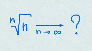 Корень n-ой степени из n #math #calculus