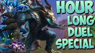 ONE HOUR SPECIAL OF TRYHARDING IN RANKED DUEL! RELAX WITH HOT PLAYS! - Masters Ranked Duel - SMITE