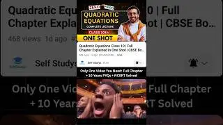 Quadratic Equations Class 10 | Full Chapter Explained with NCERT Solutions
