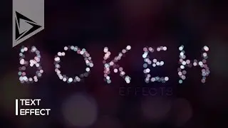 Bokeh Text Effect - Adobe Photoshop Tutorial