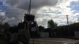 Hauxton road level crossing