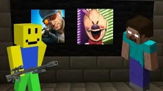 Monster School sniper 3d Assassin's lce scream