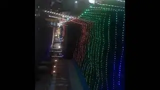 pixel led Road siling 100&times;100 Durga puja  danganj bajar azamgarh Road