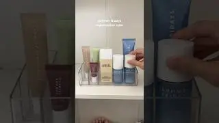 let&rsquo;s organize summer fridays skincare 🤍 #shortsvideo #skincare