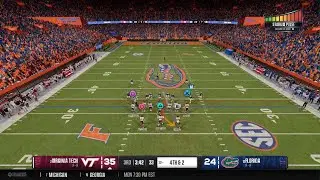 College Football 25 Fullback Touchdown